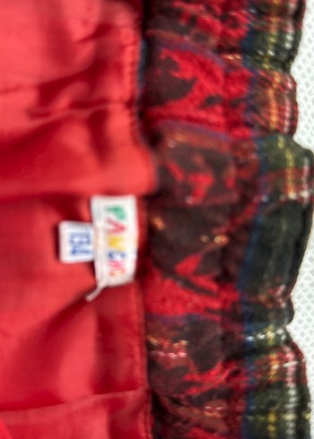 Çocuk Kırmızı Pilili Midi Etek - Görsel 3