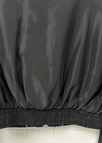 Kemerli Siyah Mini Kadın Ceket - Görsel 5