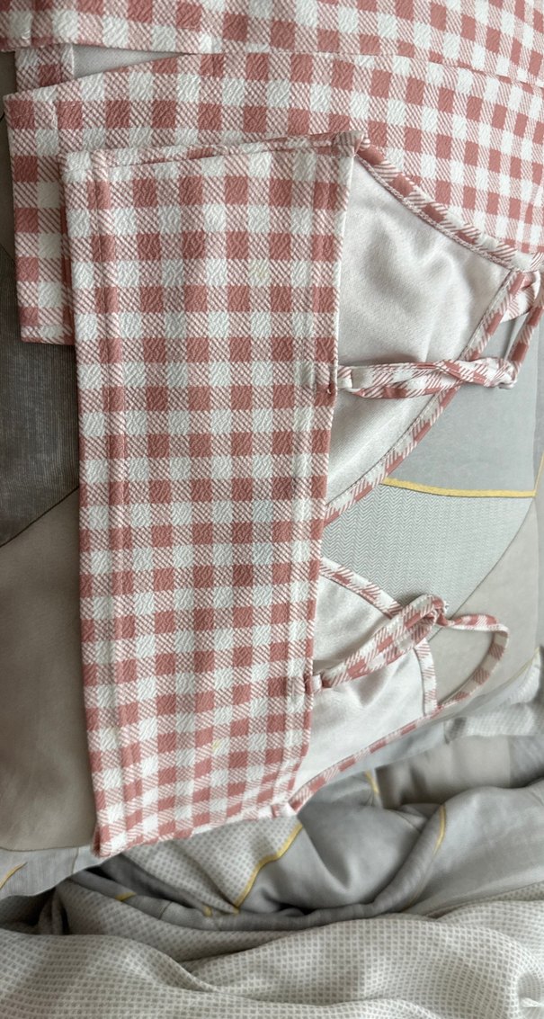 Pembe Ekoseli Mutfak Önlüğü - Görsel 4