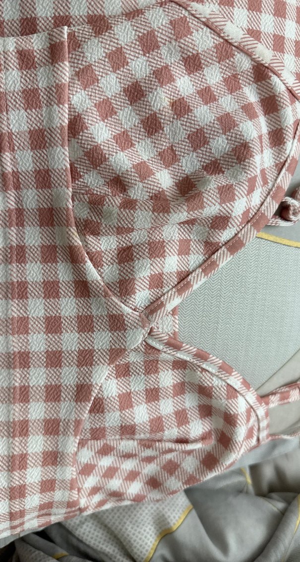 Pembe Ekoseli Mutfak Önlüğü - Görsel 2