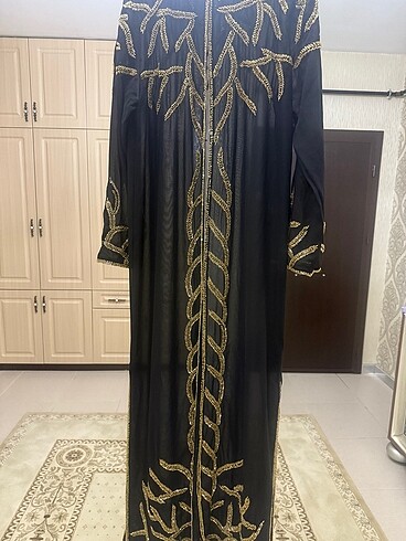 Diğer El işlemeli abaya m l xl bedenlere uygun ş