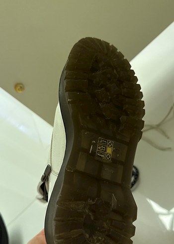 Beyaz Bağcıklı Kadın Çizme - Görsel 7