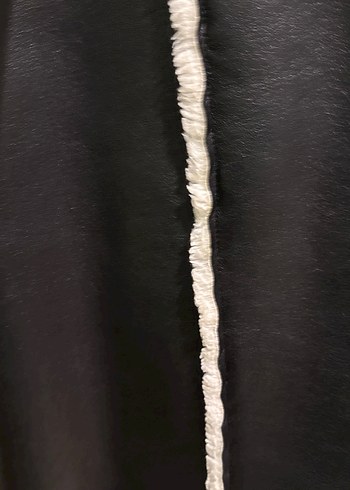 Siyah Deri Kürklü Kadın Ceket - Görsel 7