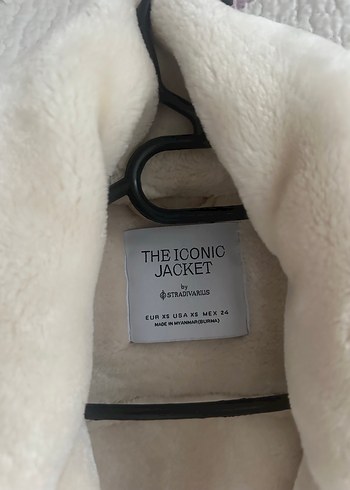 Beyaz Kürklü Kadın Mont - Görsel 3