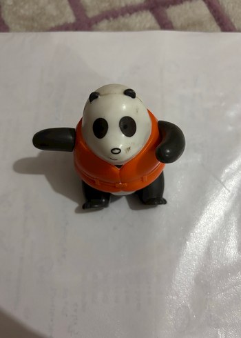 Turuncu Yelekli Panda Figürü - Görsel 4