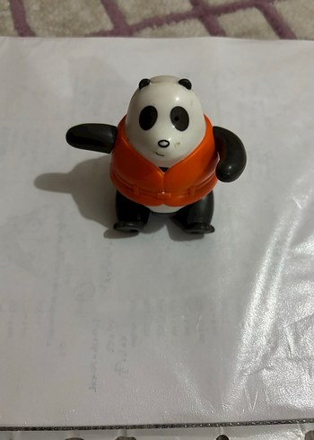 Turuncu Yelekli Panda Figürü - Görsel 2