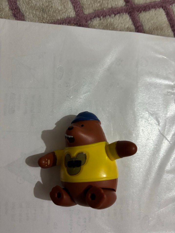 Renkli Kahverengi Ayı Figürü - Görsel 2