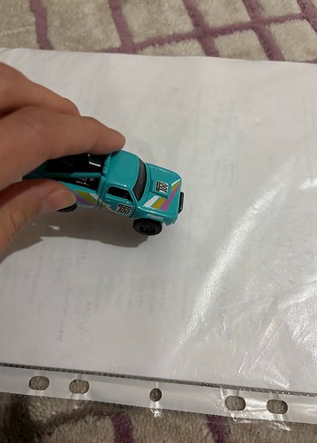 Turkuaz Renkli Oyuncak Araba - Görsel 4