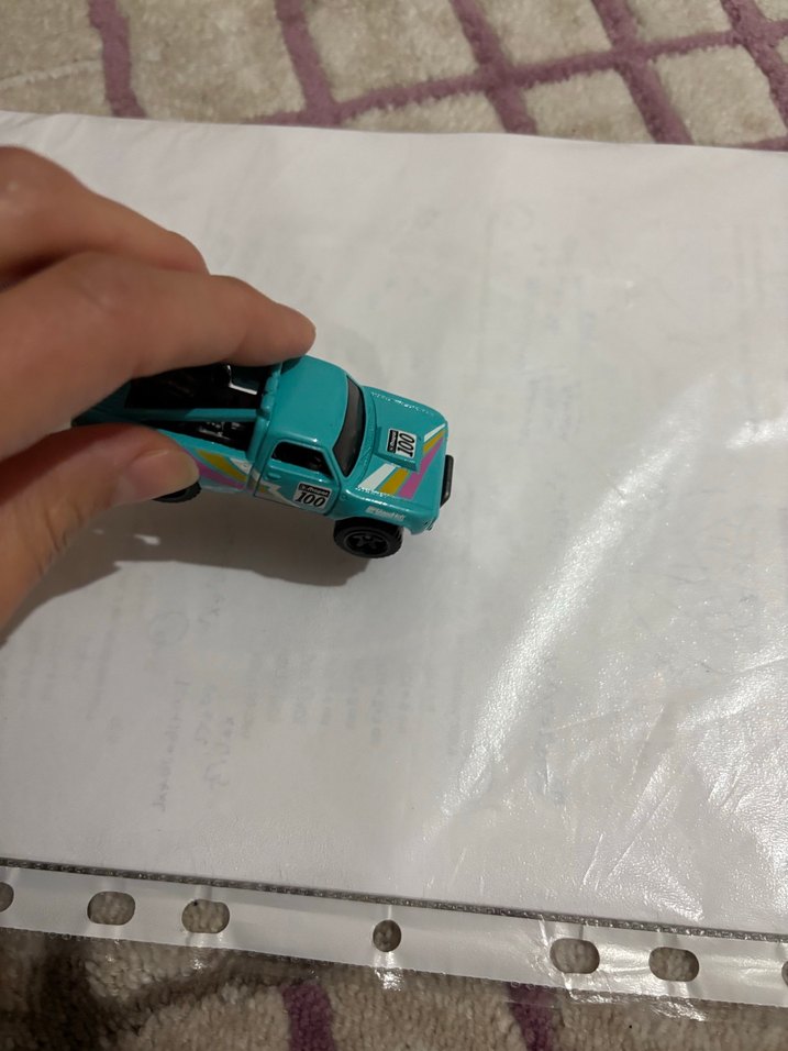 Turkuaz Renkli Oyuncak Araba - Görsel 4