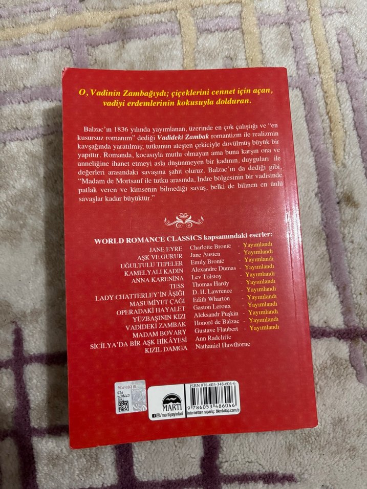 Vadideki Zambak - Honoré de Balzac - Görsel 2