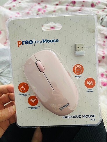 Preo kablosuz fare mouse m19