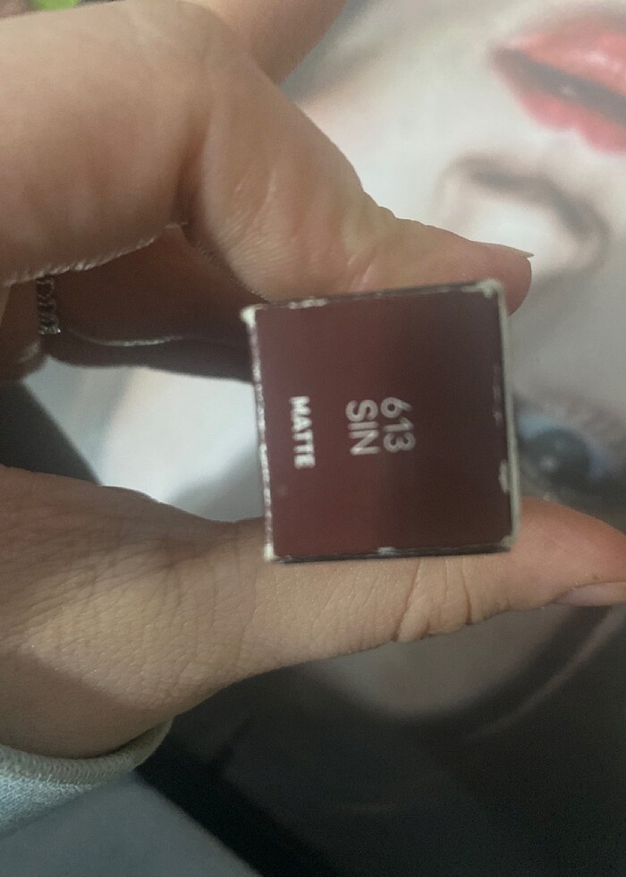 Mac bordo sin lipstick - Görsel 2