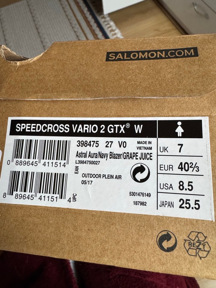 Salomon Kadın Mor GTX Trail Koşu Ayakkabısı - Görsel 5