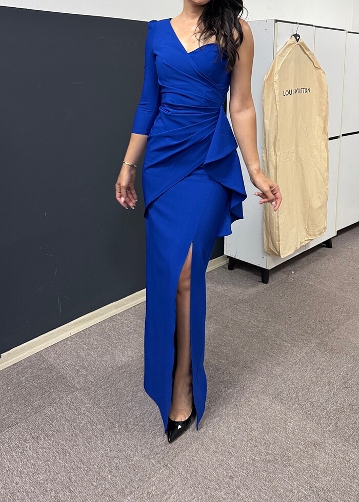 Şık davet elbisesi - Görsel 2