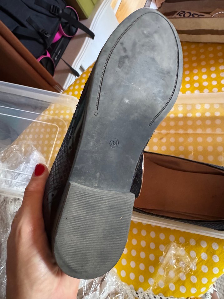 Klasik lacivert loafer Ayakkabı - Görsel 3