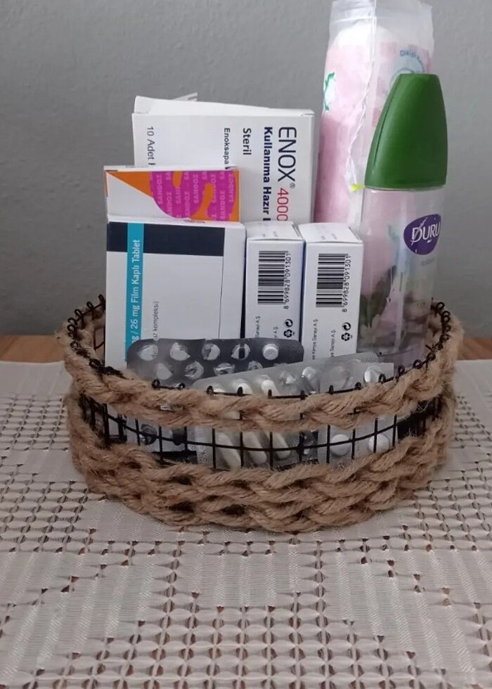 Hasır tek sepet - Görsel 2