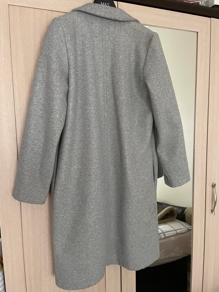 Gri Uzun Zara Kaban - Görsel 3