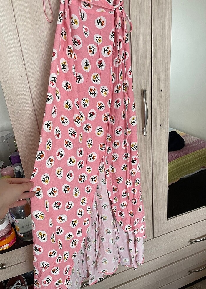 Ghost çiçekli elbise - Görsel 3