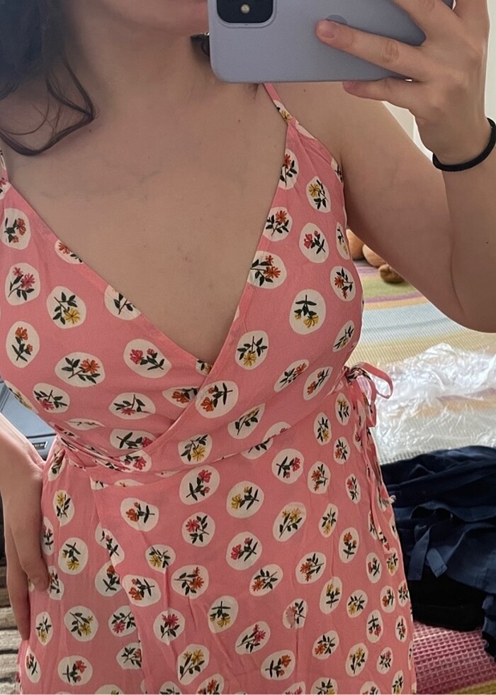 Ghost çiçekli elbise - Görsel 5