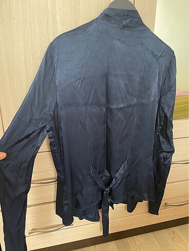 Ghost saten ceket - Görsel 5