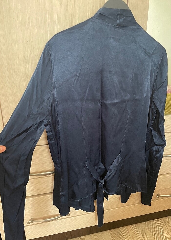 Ghost saten ceket - Görsel 5