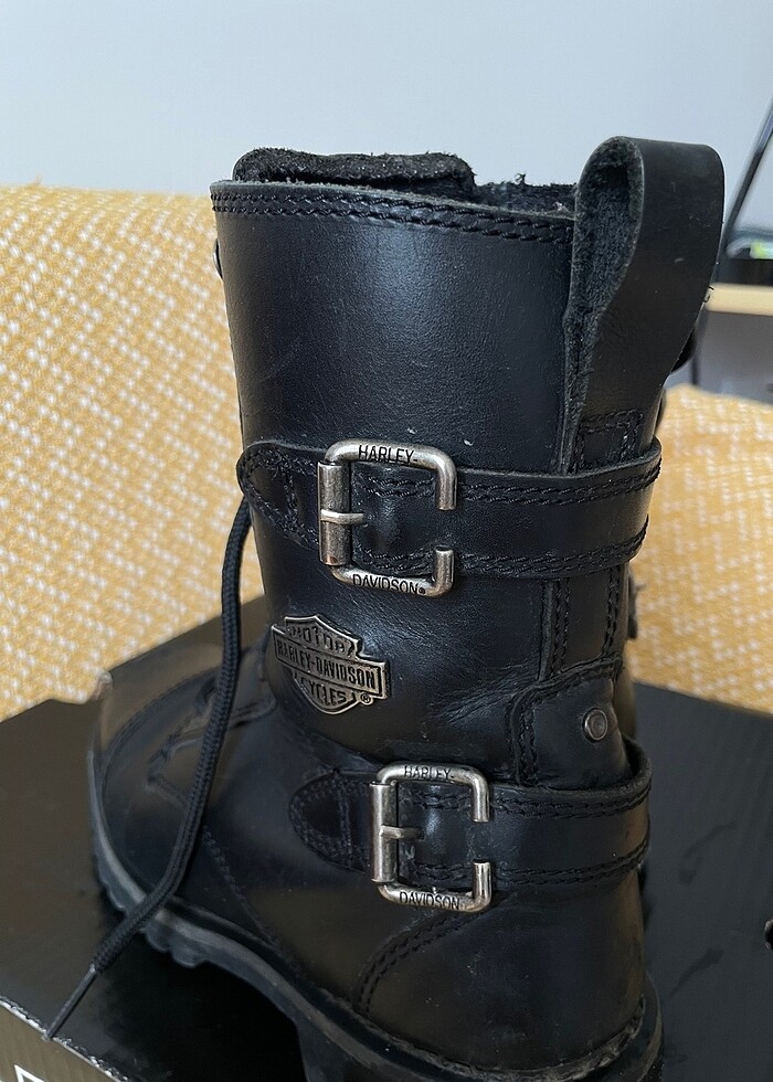 Harley kadın siyah bot - Görsel 4