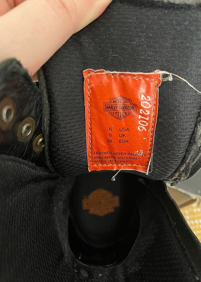 Harley kadın siyah bot - Görsel 5