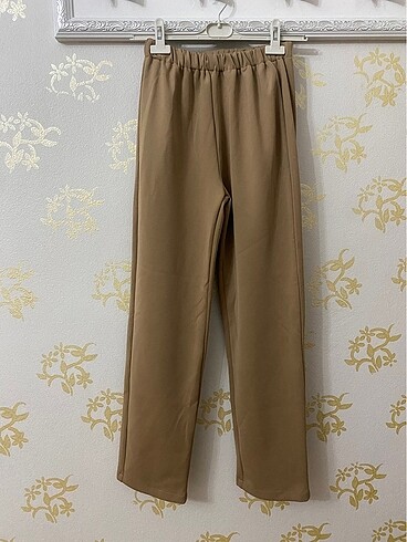 38 Beden camel Renk Scuba pantolon