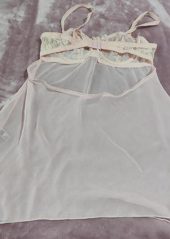 ürün kullanılmıştır Bej Bohem Midi Askılı Gecelik kullanilmis - Görsel 2