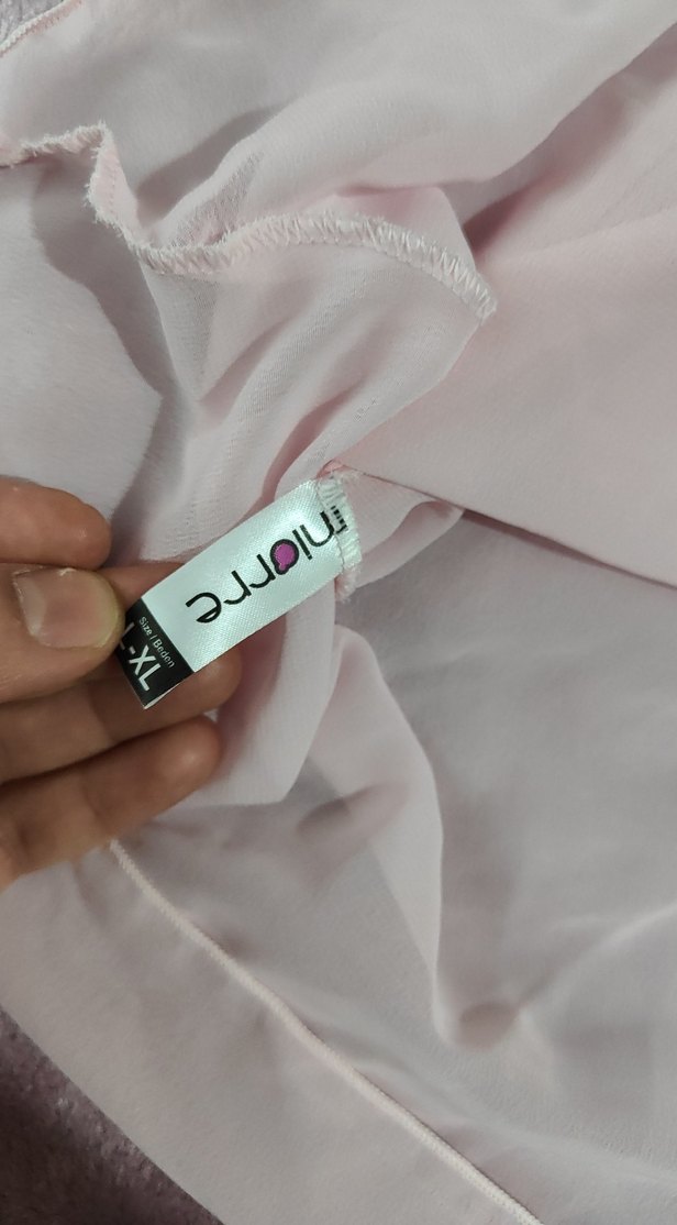 ürün kullanılmıştır Bej Bohem Midi Askılı Gecelik kullanilmis - Görsel 3