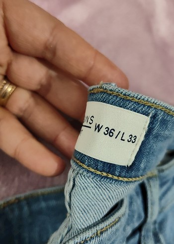 erkek Mavi Normal Kesim Denim Pantolon - Görsel 2