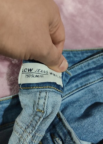 erkek Mavi Normal Kesim Denim Pantolon - Görsel 3