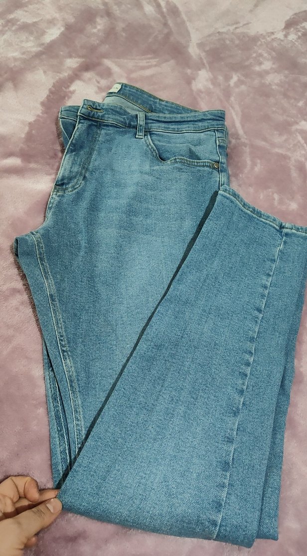 erkek Mavi Normal Kesim Denim Pantolon - Görsel 4