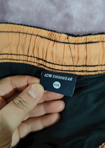 Siyah Mini Rahat Kesim Erkek Mayo Şortu - Görsel 2