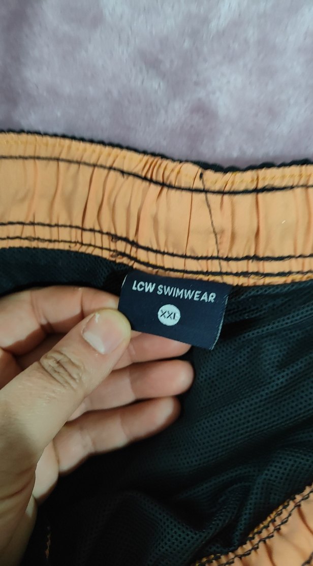 Siyah Mini Rahat Kesim Erkek Mayo Şortu - Görsel 2