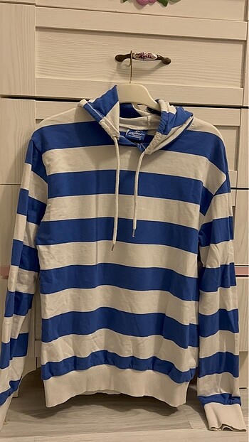 m Beden Mavi sweatshirt