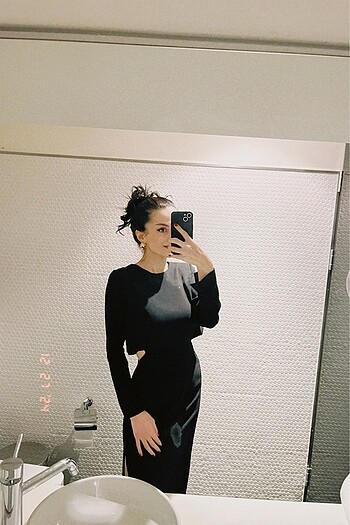 Zara Zara Midi boy Elbise