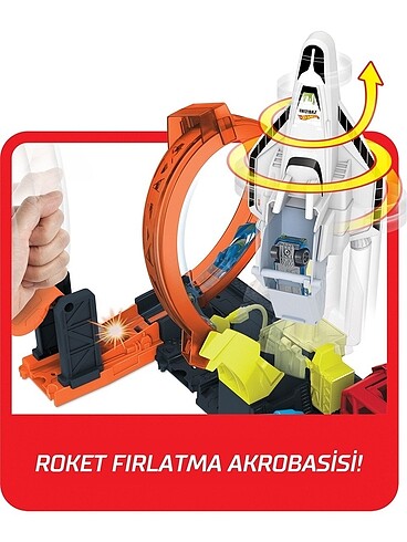 Hot Wheels Roket Temalı GTT75