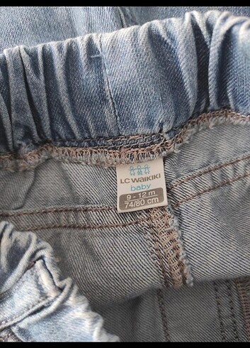 9-12 Ay Beden Erkek denim pantolon