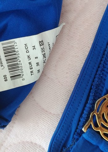 Koton Parlak Mavi Kemerli Kadın Bikini