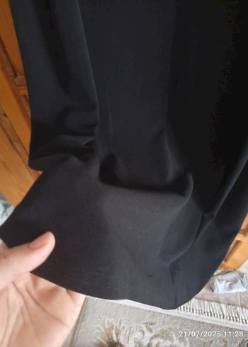 xxl Beden siyah Renk Drapeli Siyah Uzun Kadın Etek