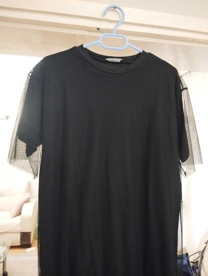 Siyah Midi Goth Kadın Elbise - Görsel 2