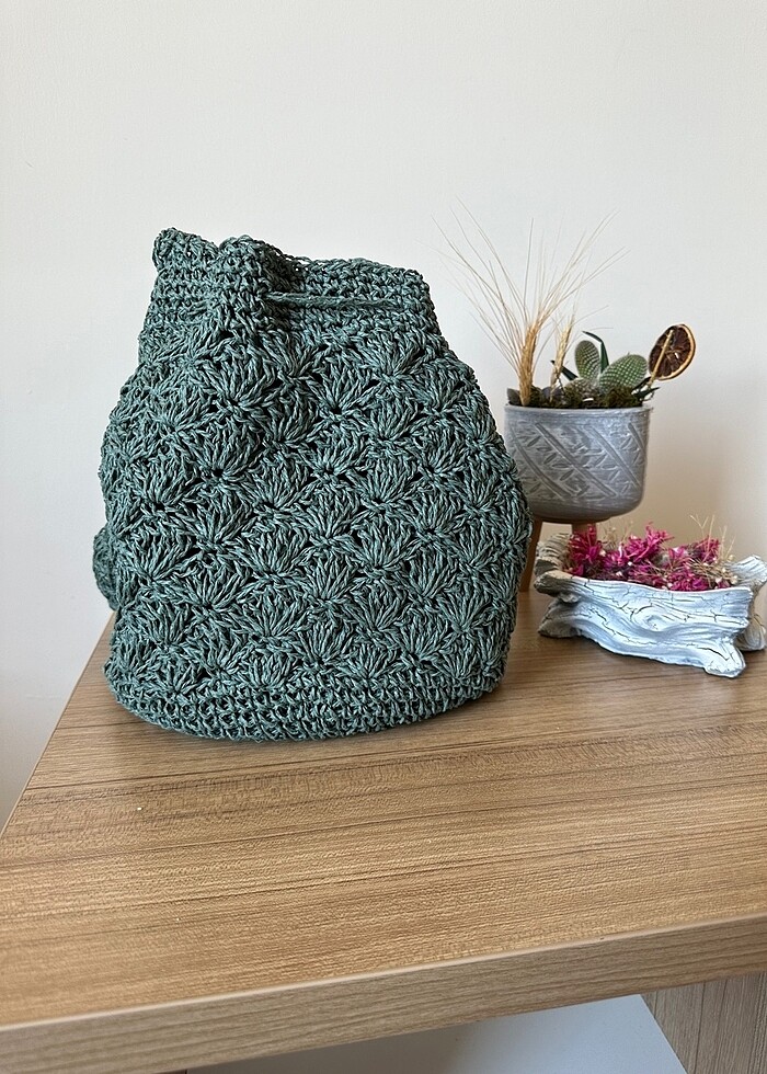 Matmazel model kağıt ip çanta - Görsel 3