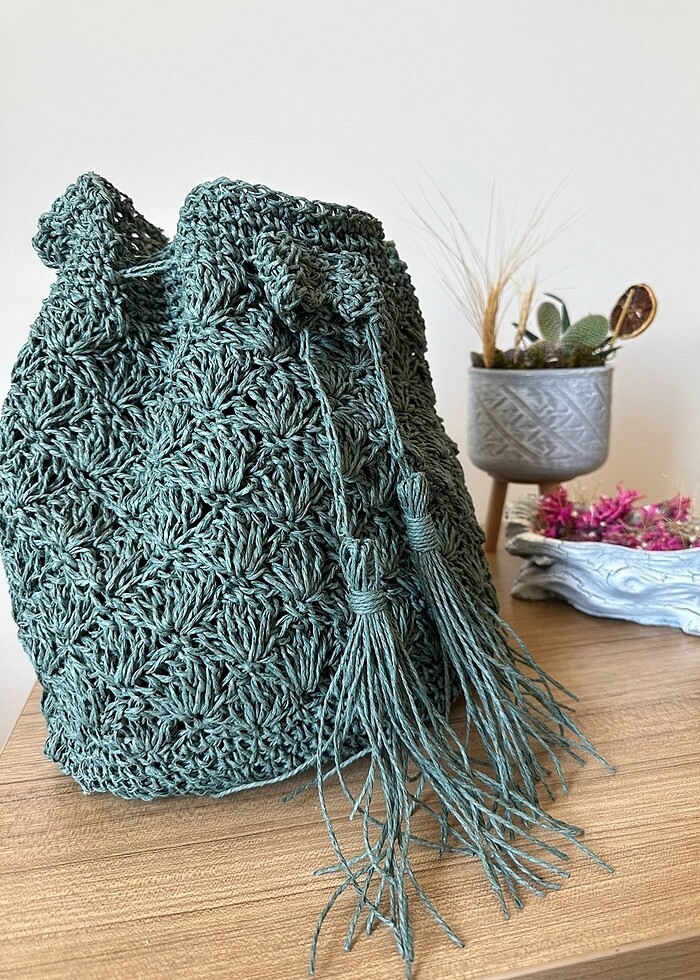 Matmazel model kağıt ip çanta - Görsel 2