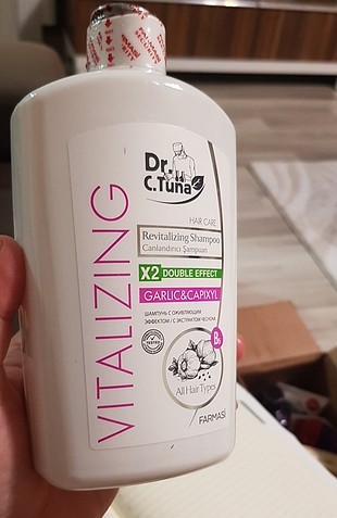dr.c.tuna sarımsaklı sampuan
