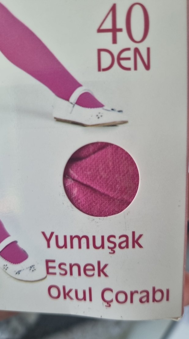 DoReMi Aida 40 DEN Pembe Çocuk Külotlu Çorap - Görsel 4