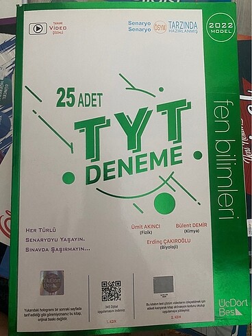 345 TYT FEN DENEMELERİ