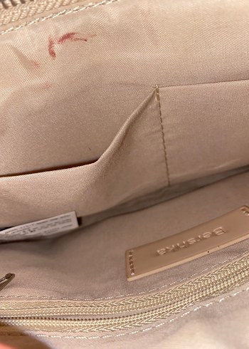 Beden ten rengi Renk Bershka Zincir Detaylı pudra çanta