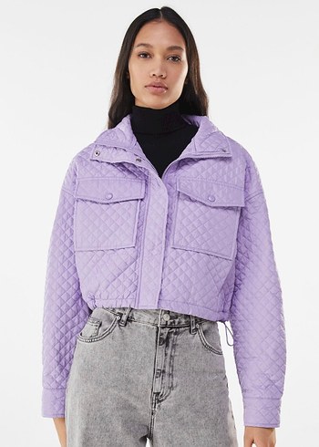 Zara Bershka crop kapitone ceket