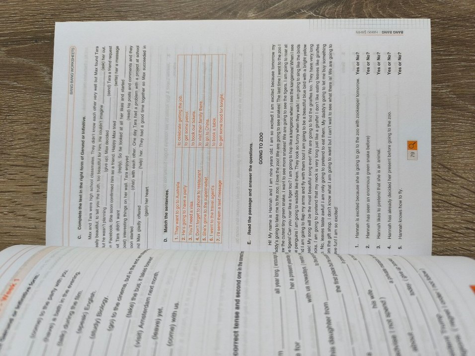 Benim Hocam Yayınları Bang Bang Worksheets - Görsel 3